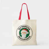 Santa Claus Briefmarke Holiday Bag Tragetasche (Vorne)