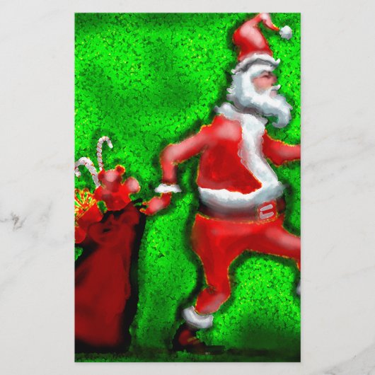 Santa Claus Briefpapier (Vorderseite)