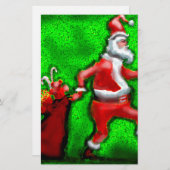 Santa Claus Briefpapier (Vorne/Hinten)