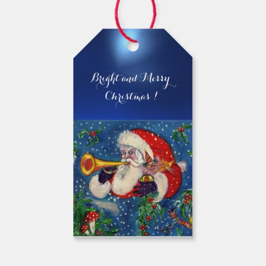 SANTA CLAUS BUGLER , CHRISTMAS NIGHT GESCHENKANHÄNGER (Rückseite)