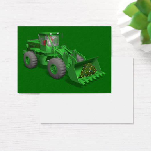 Santa Claus Bulldozer Operator (Schreibtisch)