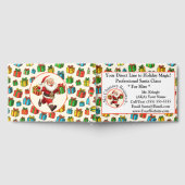 Santa Claus Business Card Holiday Magic Gästebuch (Voll)