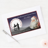 Santa Claus Business Card Stickers (Umschlag)
