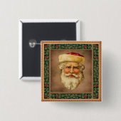 Santa Claus Button (Vorne & Hinten)