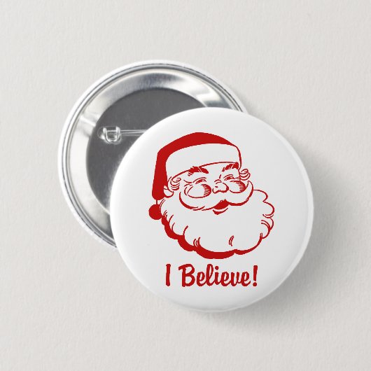 Santa Claus Button (Vorne & Hinten)