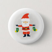 Santa Claus Button (Vorderseite)