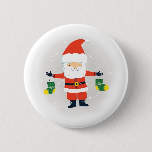 Santa Claus Button (Vorderseite)