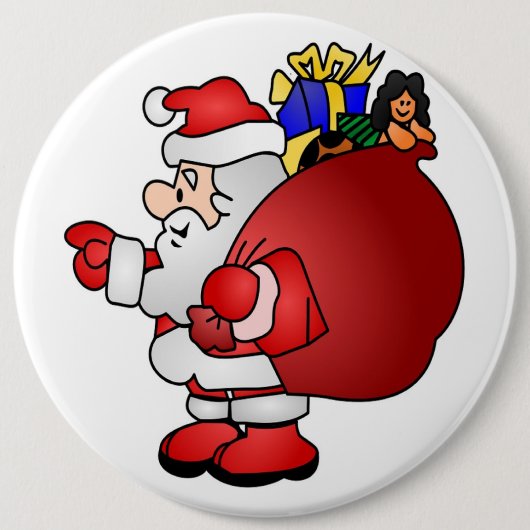 SANTA CLAUS BUTTON (Vorderseite)