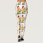 Santa Claus Button auf Leggings (Rückseite)