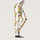 Santa Claus Button auf Leggings (Rechts)