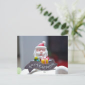 Santa Claus Cake Weihnachts-Party Feiertagspostkarte (Stehend Vorderseite)