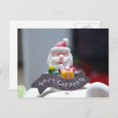 Santa Claus Cake Weihnachts-Party Feiertagspostkarte (Vorne/Hinten)