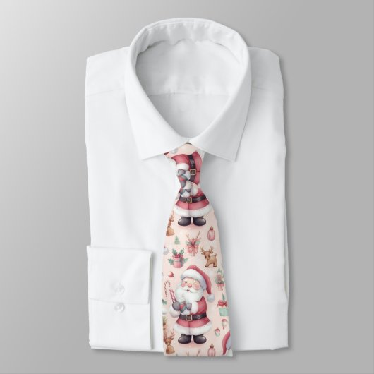 Santa Claus Candy Canes Krawatte (Gebunden)