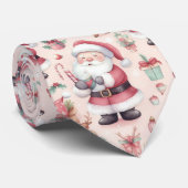 Santa Claus Candy Canes Krawatte (Gerollt)