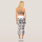 SANTA CLAUS CAPRI YOGA LEGGINGS (Rückseite)