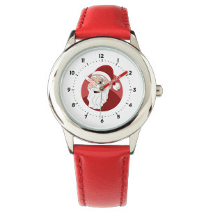 Santa Claus Cartoon Armbanduhr