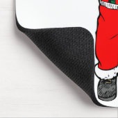 Santa Claus Cartoon Illustration Mousepad (Ecke)