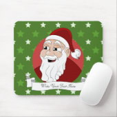 Santa Claus Cartoon Mousepad (Mit Mouse)