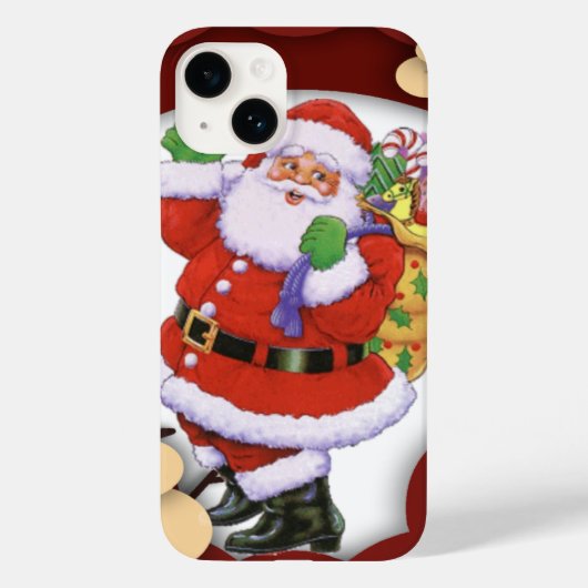 Santa Claus Case-Mate iPhone Hülle (Rückseite)