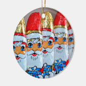 Santa Claus Chocolates Ornament Runde (Links)