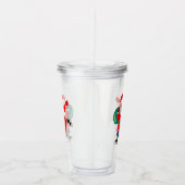 Santa Claus Christmas Acrylic Tumbler Acryltrinkbecher (Rechts)