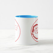 Santa Claus Christmas Coffee Mug Cute & Funny Tasse (Zentrum)