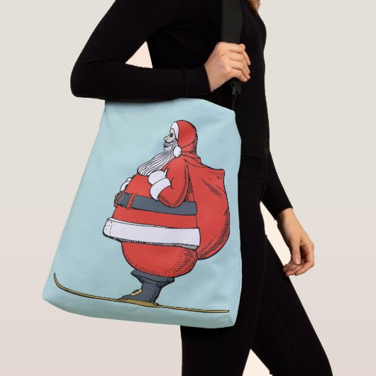 SANTA CLAUS CHRISTMAS CROSS BODY BAG PURS TRAGETASCHEN MIT LANGEN TRÄGERN (Von Nahem)