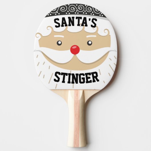 SANTA CLAUS CHRISTMAS FUNNY Ping Pong Paddles Tischtennis Schläger (Vorderseite)