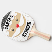 SANTA CLAUS CHRISTMAS FUNNY Ping Pong Paddles Tischtennis Schläger (Seitenansicht)