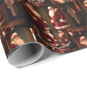 Santa Claus Christmas Geschenkpapier (Rolleneckpunkt)