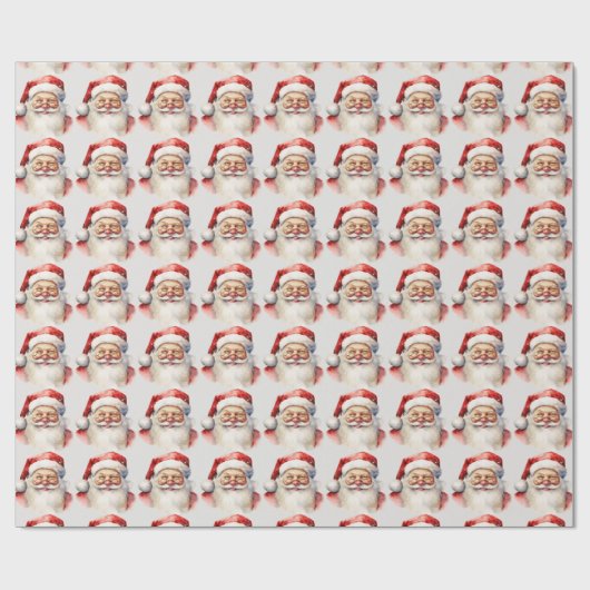 Santa Claus Christmas Geschenkpapier (Flach)