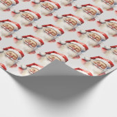 Santa Claus Christmas Geschenkpapier (Ecke)
