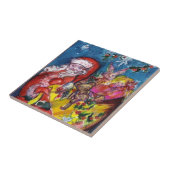 SANTA CLAUS, CHRISTMAS GIFT SACK AND TOYS FLIESE (Seite)