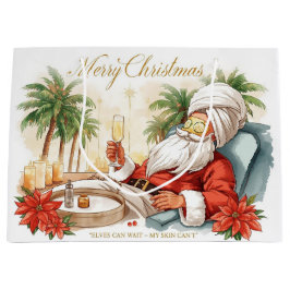 Santa Claus Christmas in Spa for Spa Lovers Große Geschenktüte