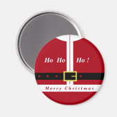 Santa Claus Christmas Magnet (Vorderseite/Rückseite)