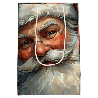 Santa Claus Christmas Mittlere Geschenktüte