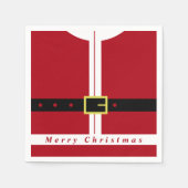 Santa Claus Christmas Napkins Serviette (Vorderseite)