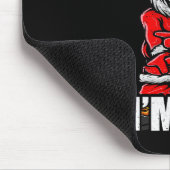 Santa Claus Christmas Naughty Shirt Adult Santa Cl Mousepad (Ecke)