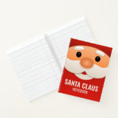 Santa Claus Christmas Notebook Hardcover  Notizblock (Innenseite)