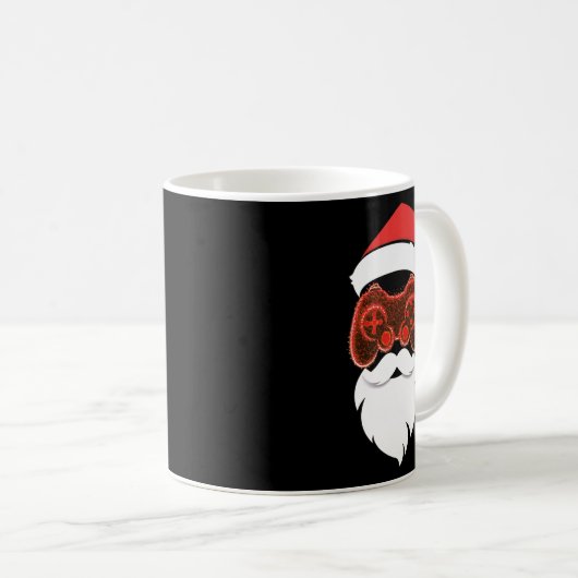 Santa Claus Christmas Pajama Kaffeetasse (VorderseiteRechts)