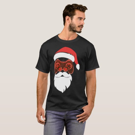 Santa Claus Christmas Pajama T-Shirt (Vorne ganz)