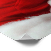 Santa Claus Christmas Pinup Lady Poster (Ecke)