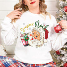Santa Claus Christmas Retro Sweatshirt