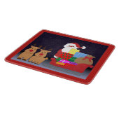 SANTA CLAUS CHRISTMAS SCHNEIDEBRETT (Ecke)