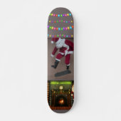 SANTA CLAUS CHRISTMAS SKATEBOARD DECK (Vorne)