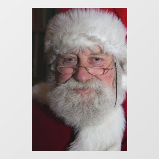 SANTA CLAUS CHRISTMAS WINDOW CLING FENSTERAUFKLEBER (Blatt)