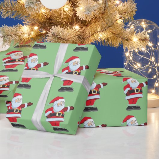 SANTA CLAUS CHRISTMAS WRAPPPAPIER GESCHENKPAPIER (Feiertage)