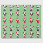 SANTA CLAUS CHRISTMAS WRAPPPAPIER GESCHENKPAPIER (Flach)