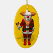 Santa Claus Clown Keramik Ornament (Rechts)
