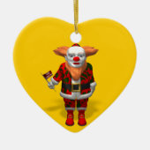 Santa Claus Clown Keramik Ornament (Vorne)